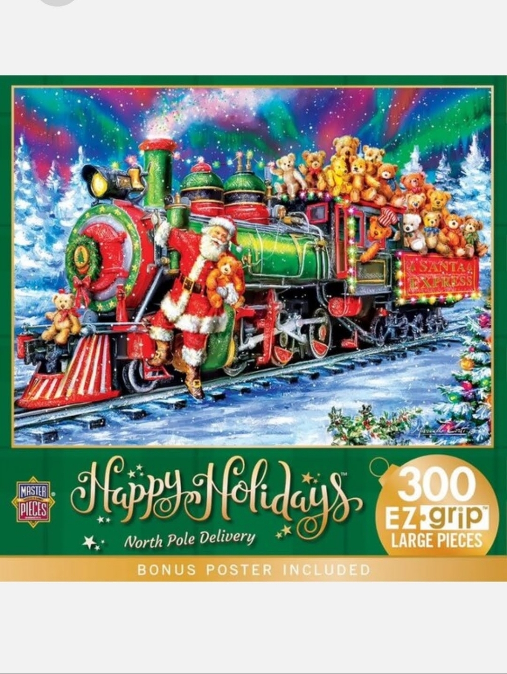 MasterPieces North Pole Delivery 300 Large Piece Christmas Puzzle